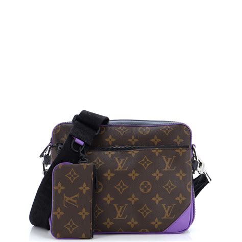 louis vuitton bag twice monogram macassar|Trio Messenger Monogram Macassar Canvas .